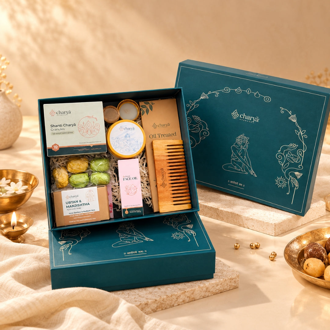 Charya Essential Hamper – Daily Ayurvedic Ritual Gift Set