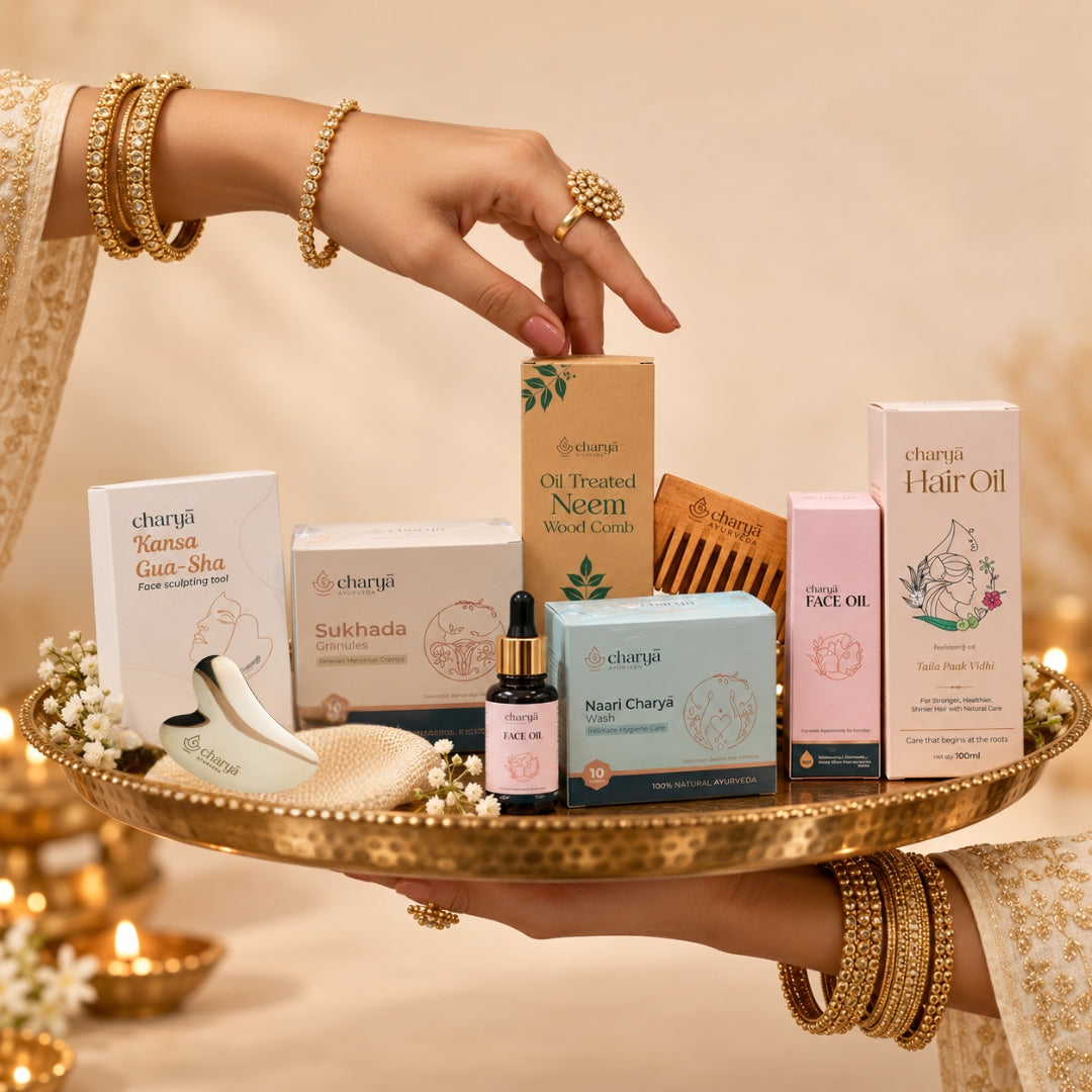 Charya Women's Daily Care – Ayurvedic Wellness Gift Set for Her