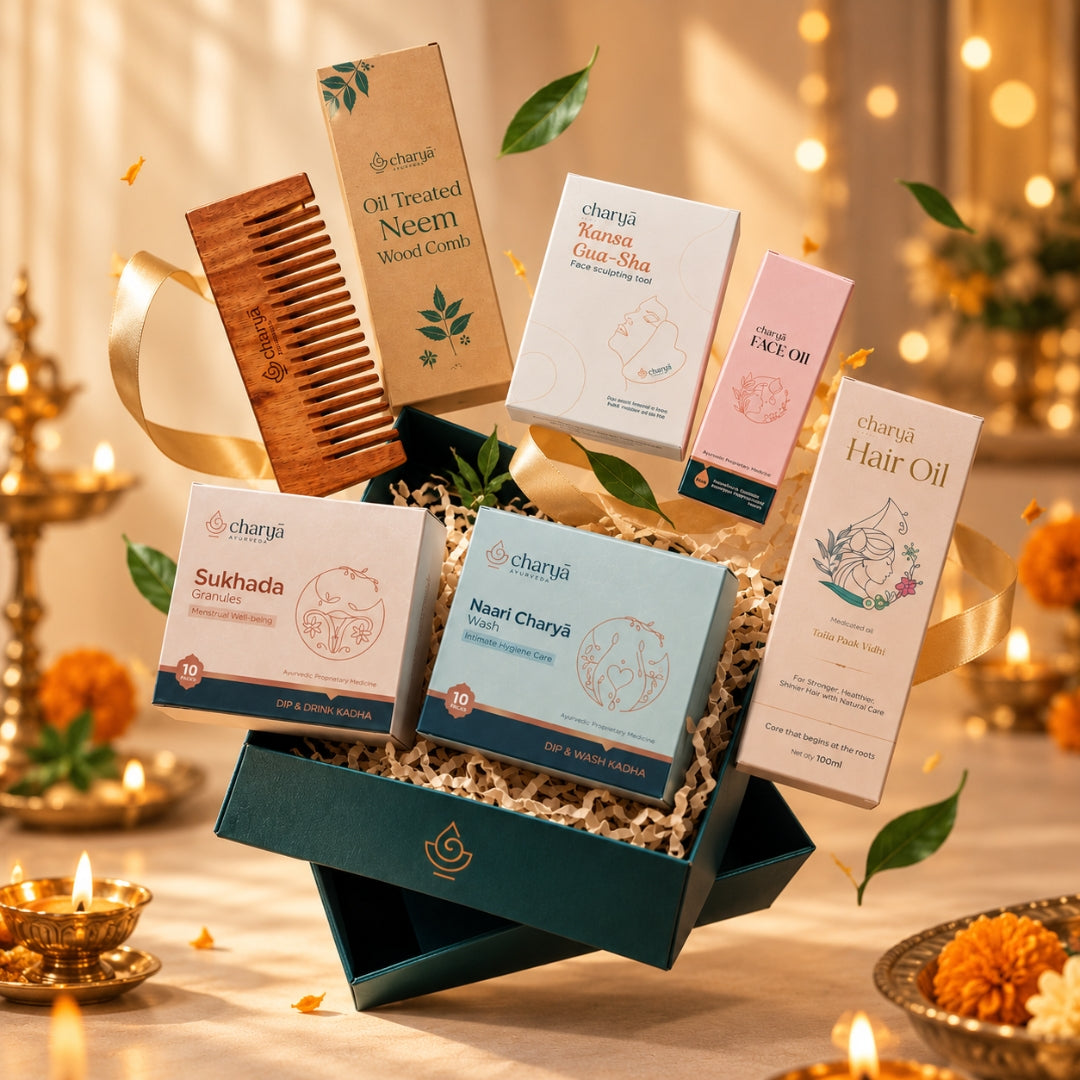 Charya Women's Daily Care – Ayurvedic Wellness Gift Set for Her