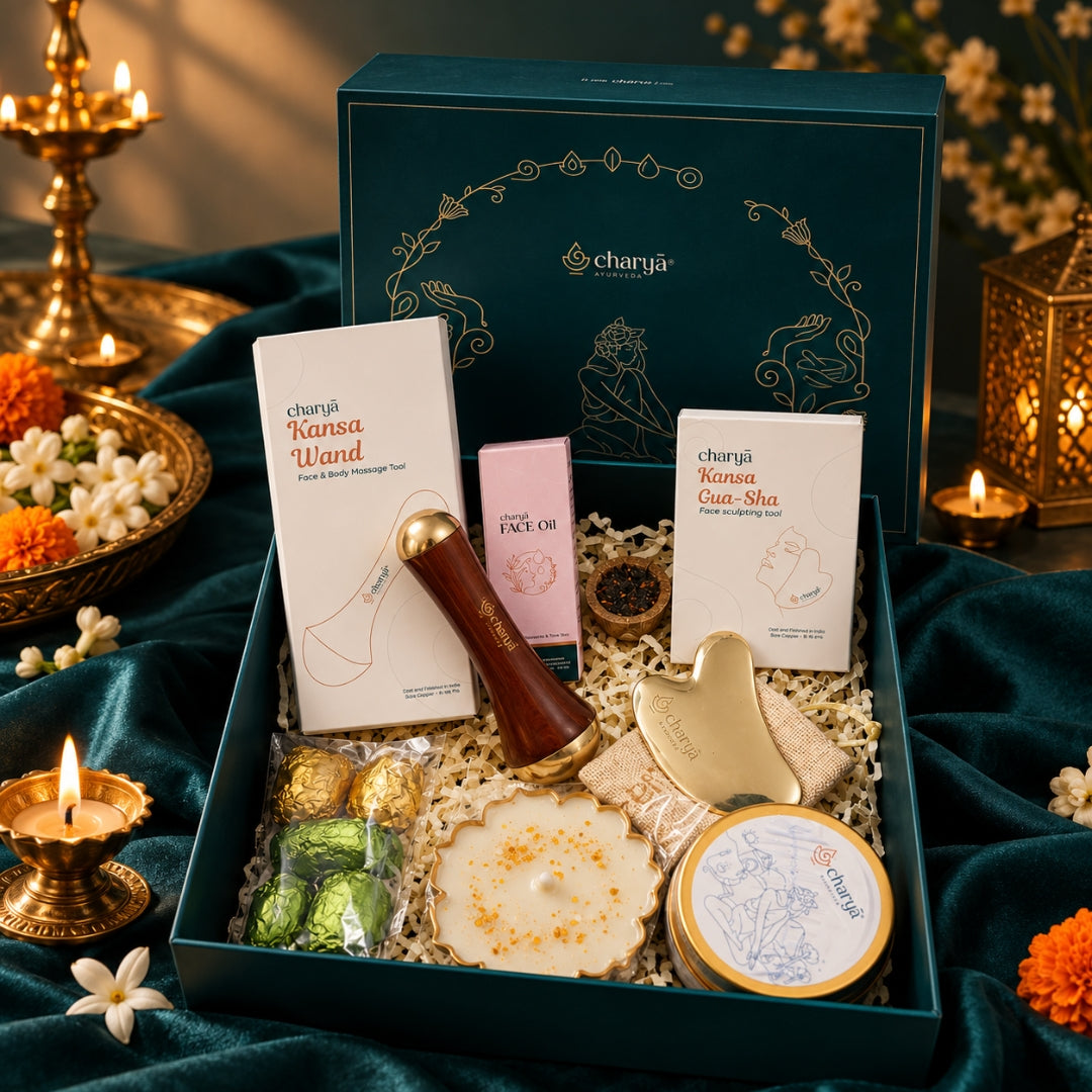 Charya Signature Hamper – Complete Kansa Face & Body Ritual Gift Set