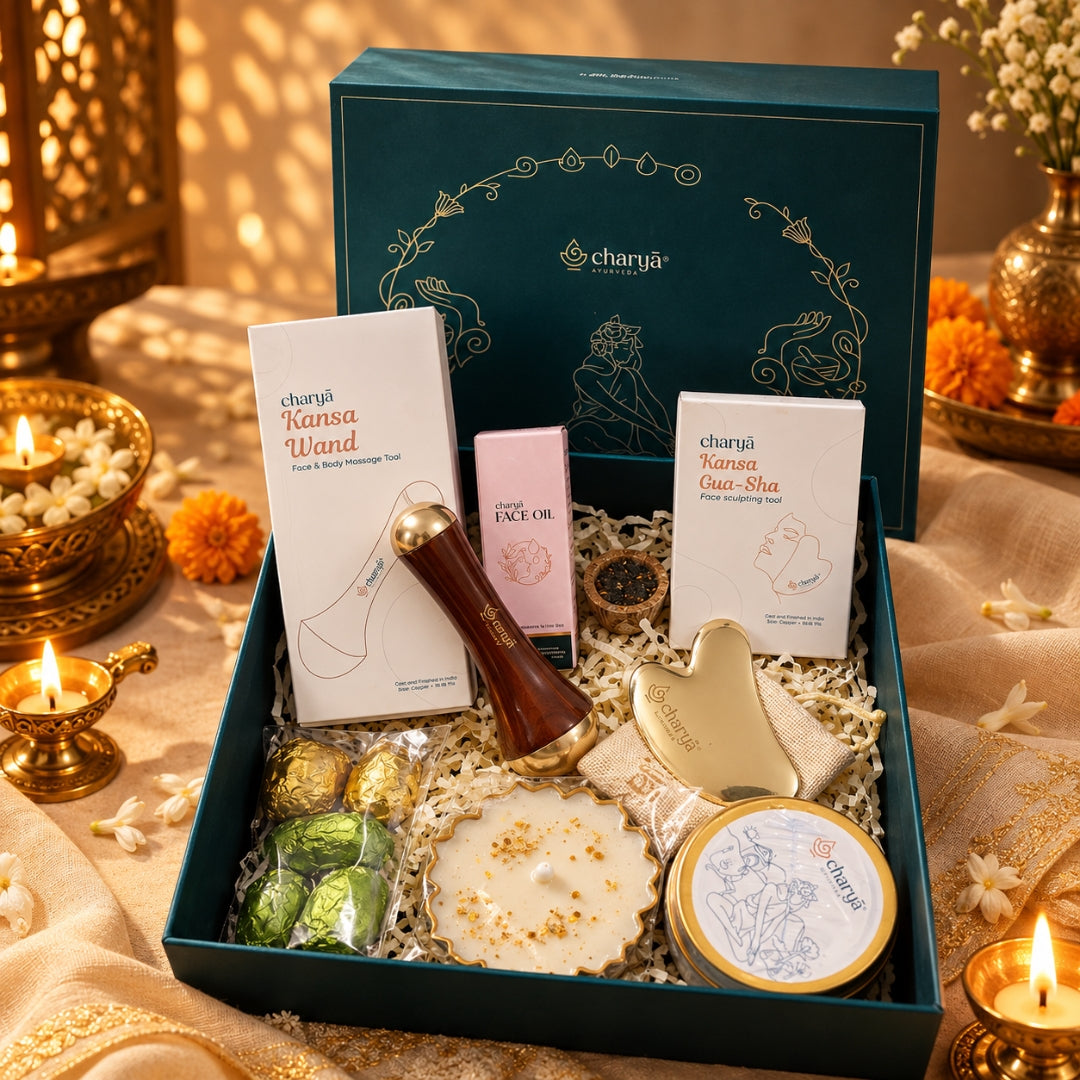 Charya Signature Hamper – Complete Kansa Face & Body Ritual Gift Set