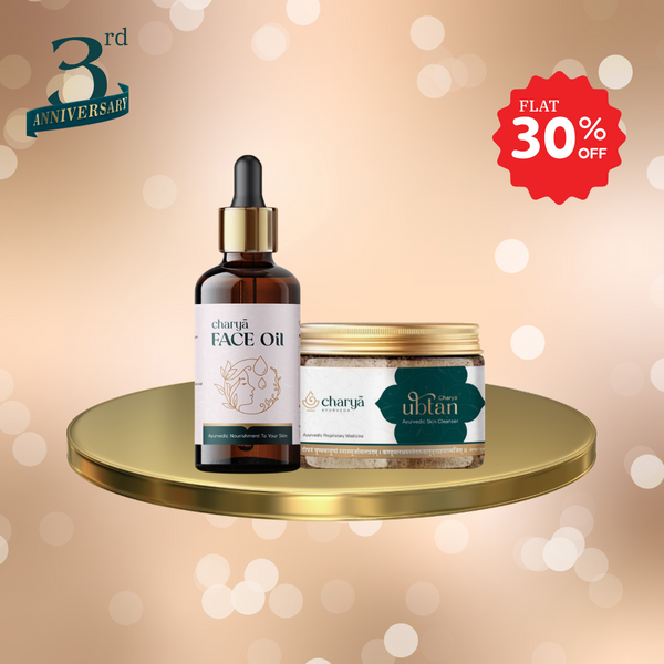 संपूर्ण Skin Care Combo -Charya Ubtan + Charya Face Oil