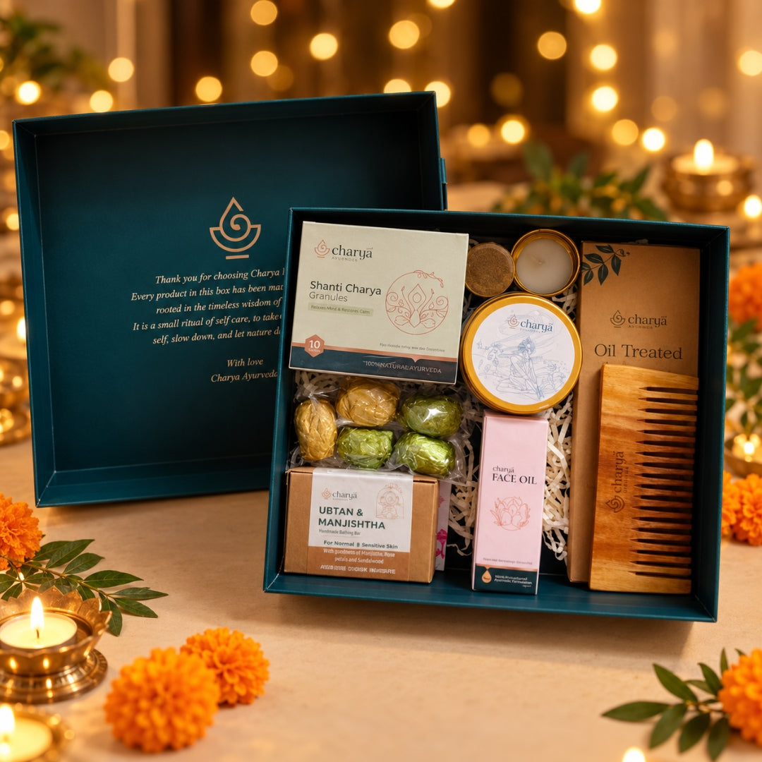 Charya Essential Hamper – Daily Ayurvedic Ritual Gift Set