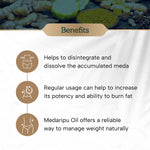 Charya Ayurveda's Fat Burning Oil that is made up with natural herbs 