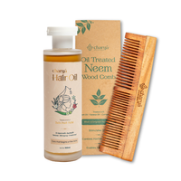 Hair Oil + Dual Tooth Neem Comb Combo