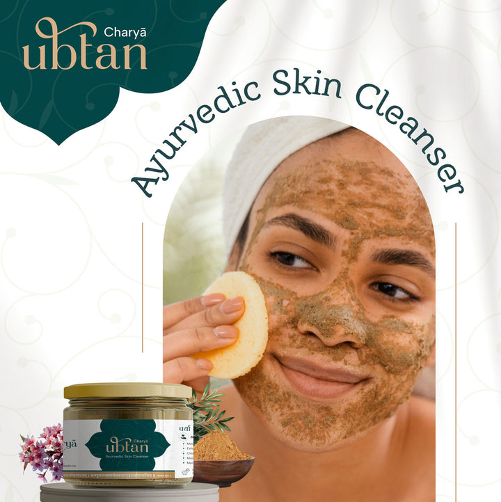 Charya Ayurveda's tan removing ayurvedic skin cleanser for all skin types