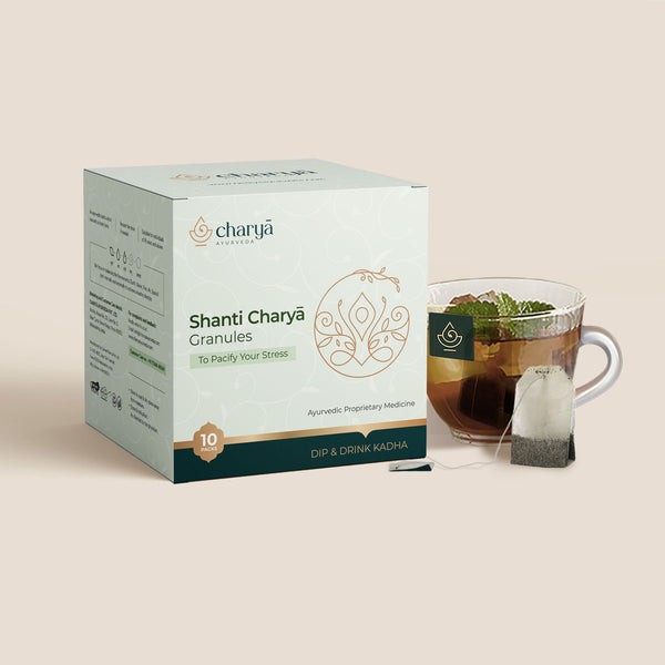 Charya Ayurveda's ayurvedic stress relief decoction for removing stress and anxiety without any side effects