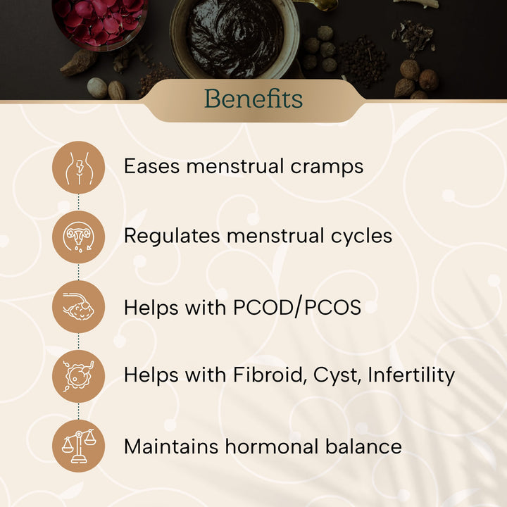 Charya Ayurveda's natural vaginal wash and kadha for periods pain which is very helpful for women's health