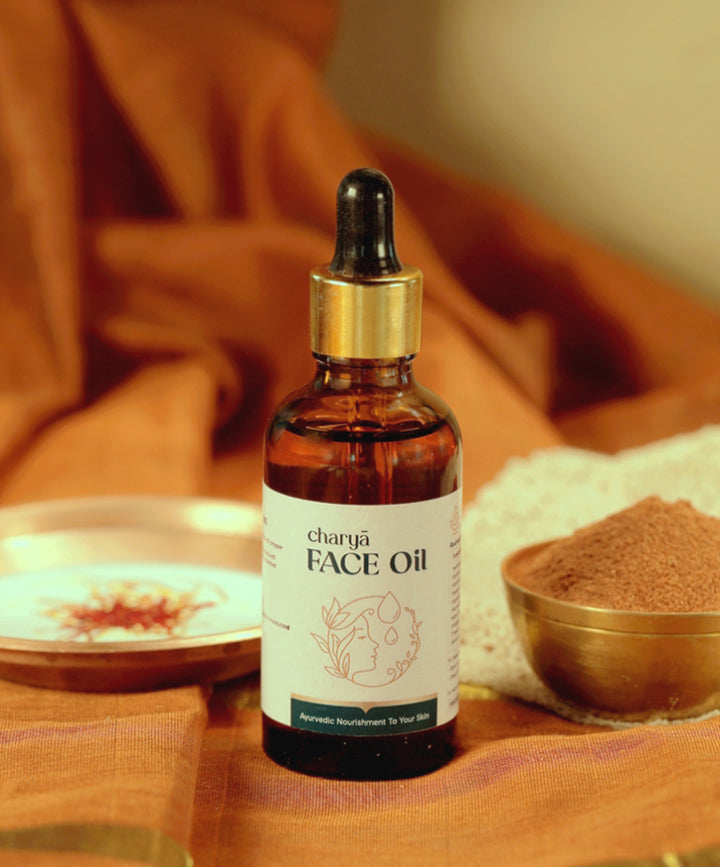 Charya Ayurveda's ayurvedic face oil & best tan removal face pack | Complete skin care combo