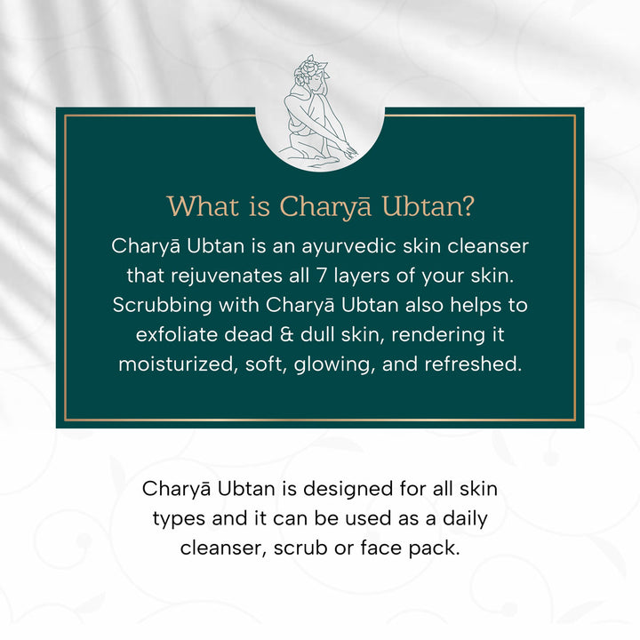 Charya Ayurveda's tan removing ayurvedic skin cleanser for all skin types