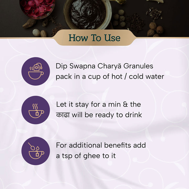 Charya Ayurveda's ayurvedic sleep care decoction for blissful sleep without any side effects